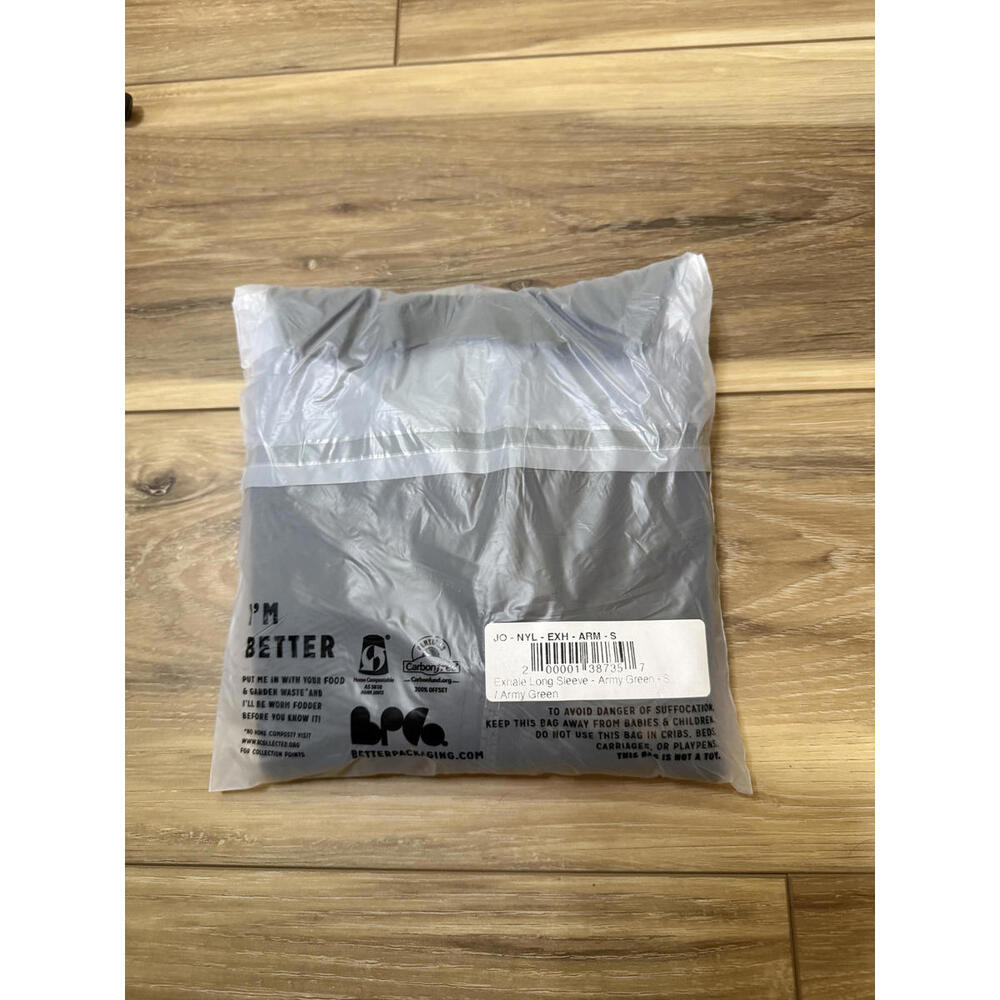 NWT! Joja Exhale Long Sleeve Quarter Zip Army Green Size Small - Picture 3 of 5